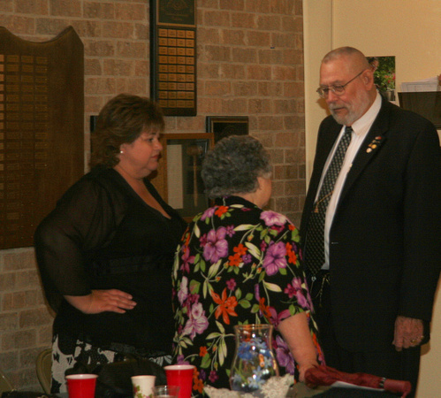 Installing MC McMillan with Debbie & Lucille Holman