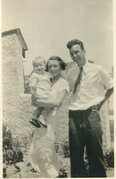 Claude HOLLEN, Lilly DERBYSHIRE, and baby Joan HOLLEN