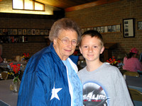 Delores Bulmer and grandson
